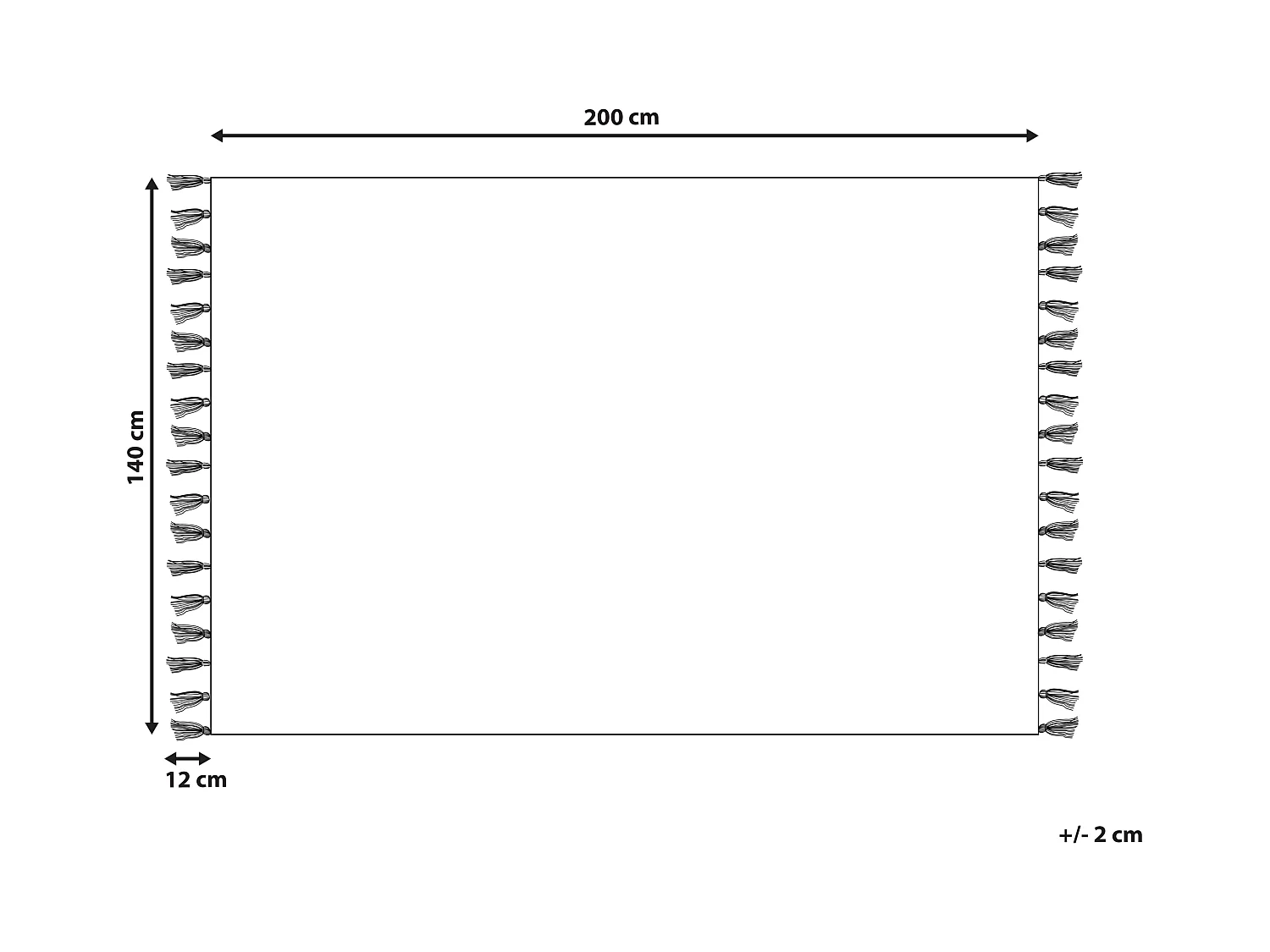 Vloerkleed katoen rood 140 x 200 cm SIIRT