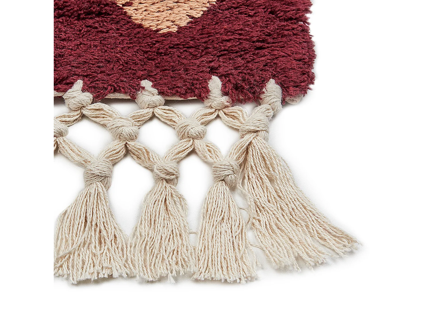 Tapis SIIRT Rouge 140 x 200 cm Coton