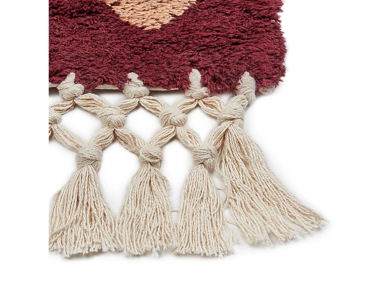 Tapis SIIRT Rouge 140 x 200 cm Coton