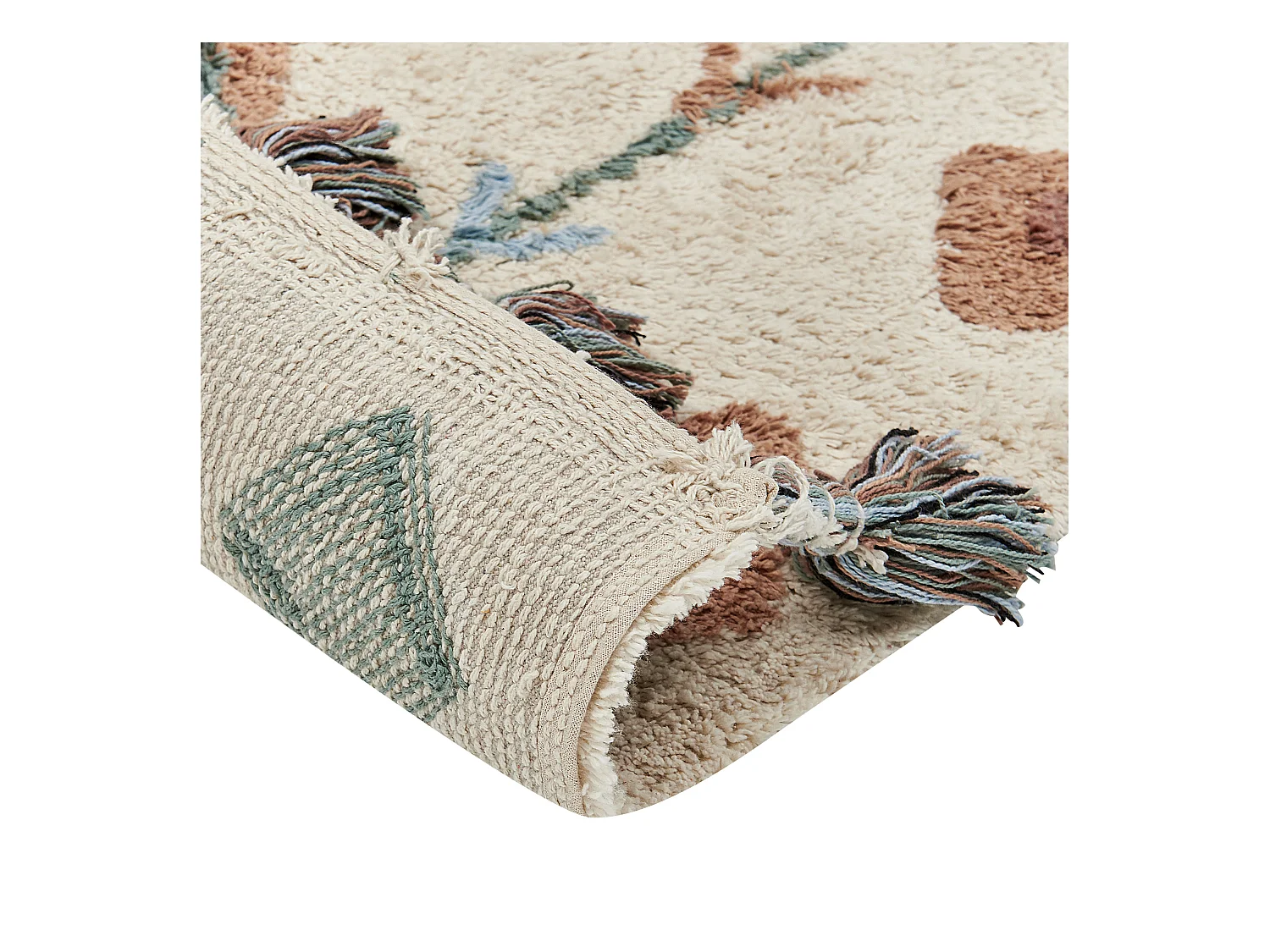 Tapis ESKISEHIR Beige 80 x 150 cm Coton