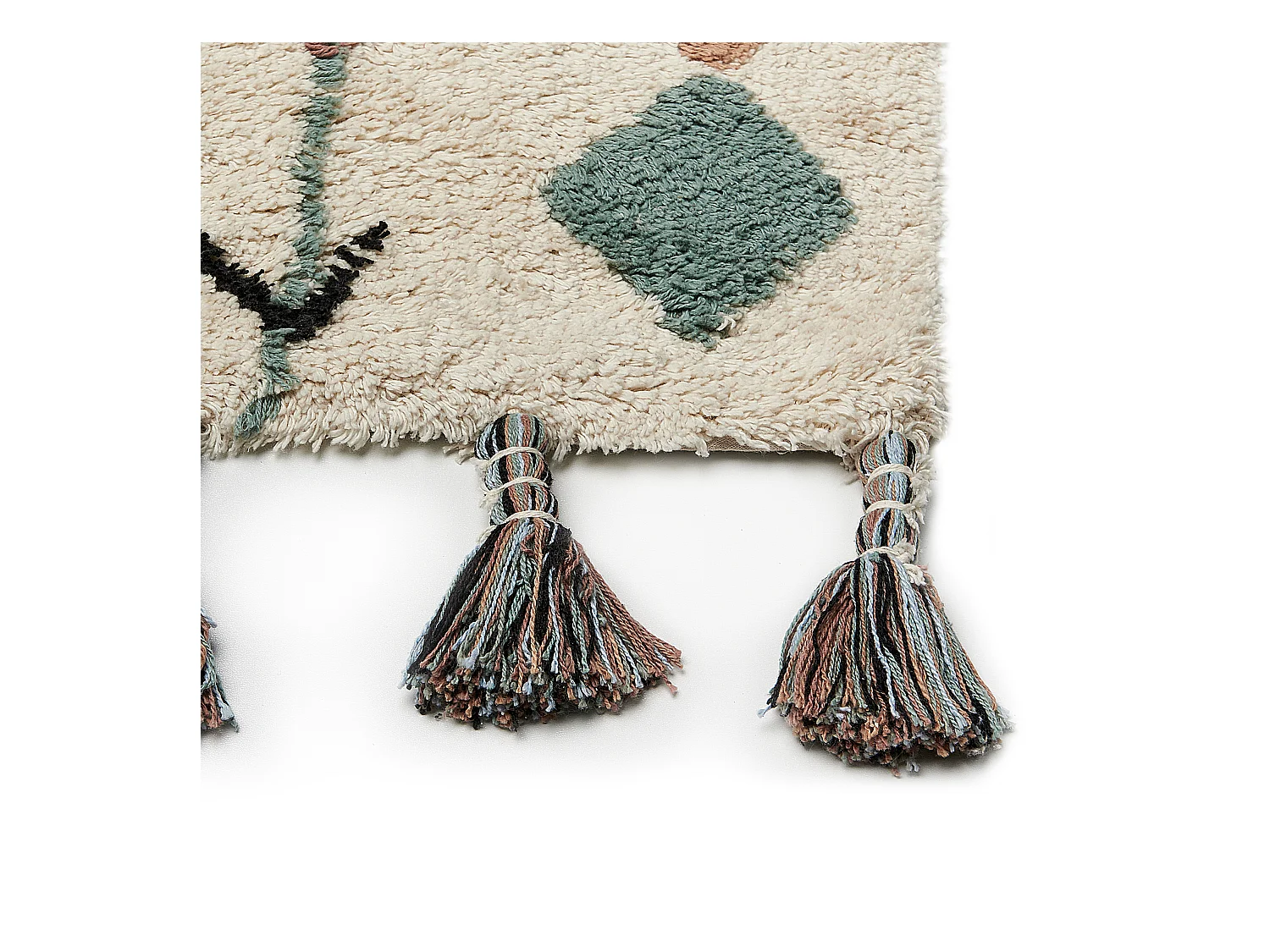 Tapis ESKISEHIR Beige 80 x 150 cm Coton