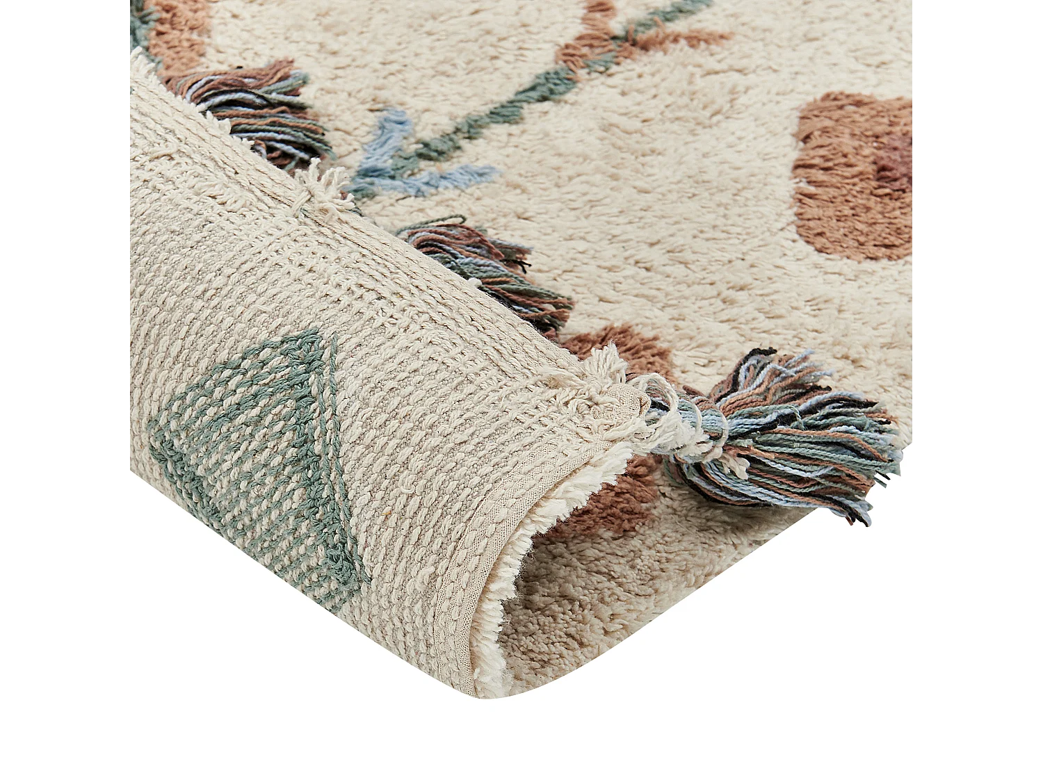 Tapis ESKISEHIR Beige 80 x 150 cm Coton