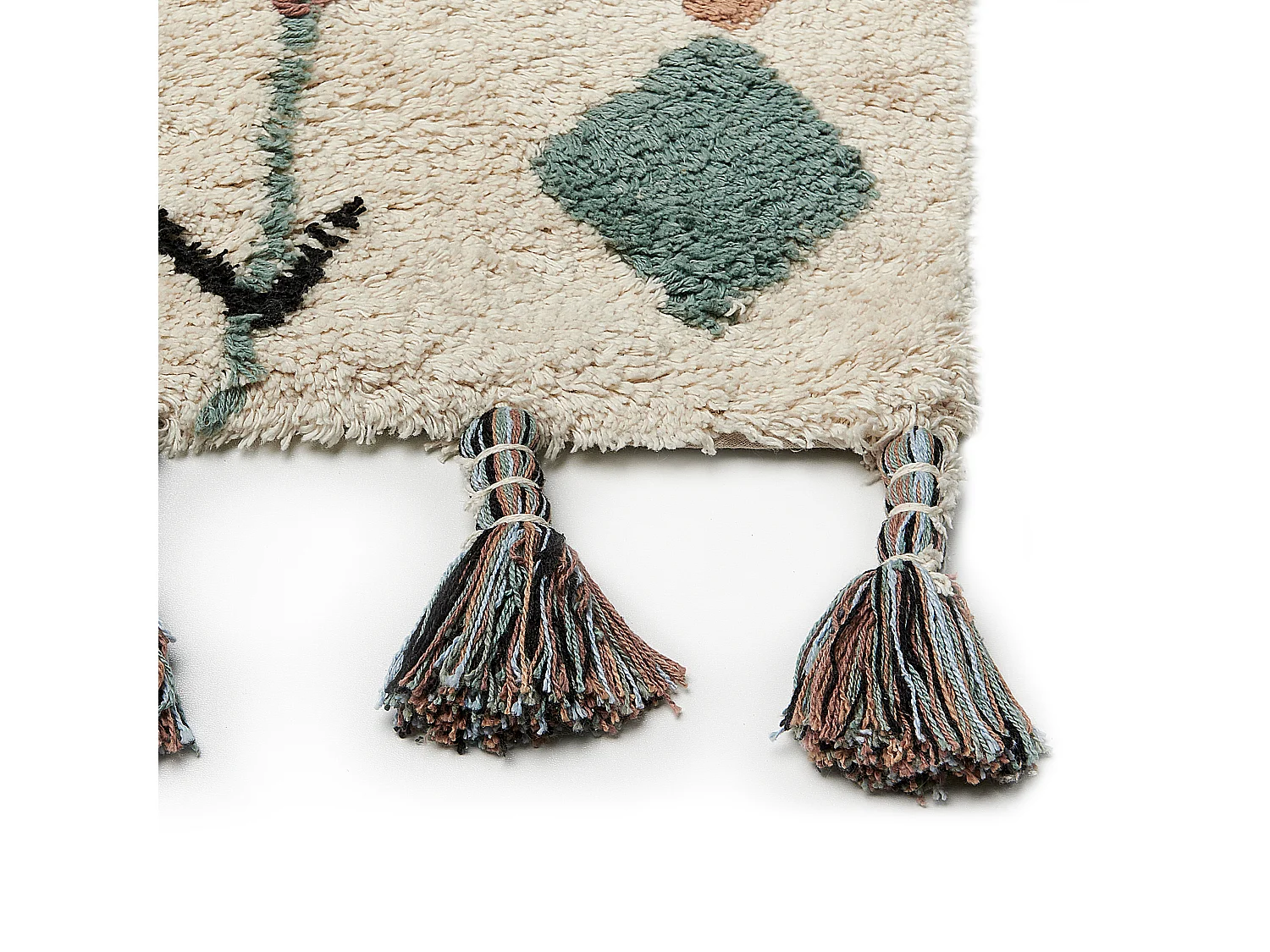 Rug ESKISEHIR Beige 80 x 150 cm Cotton