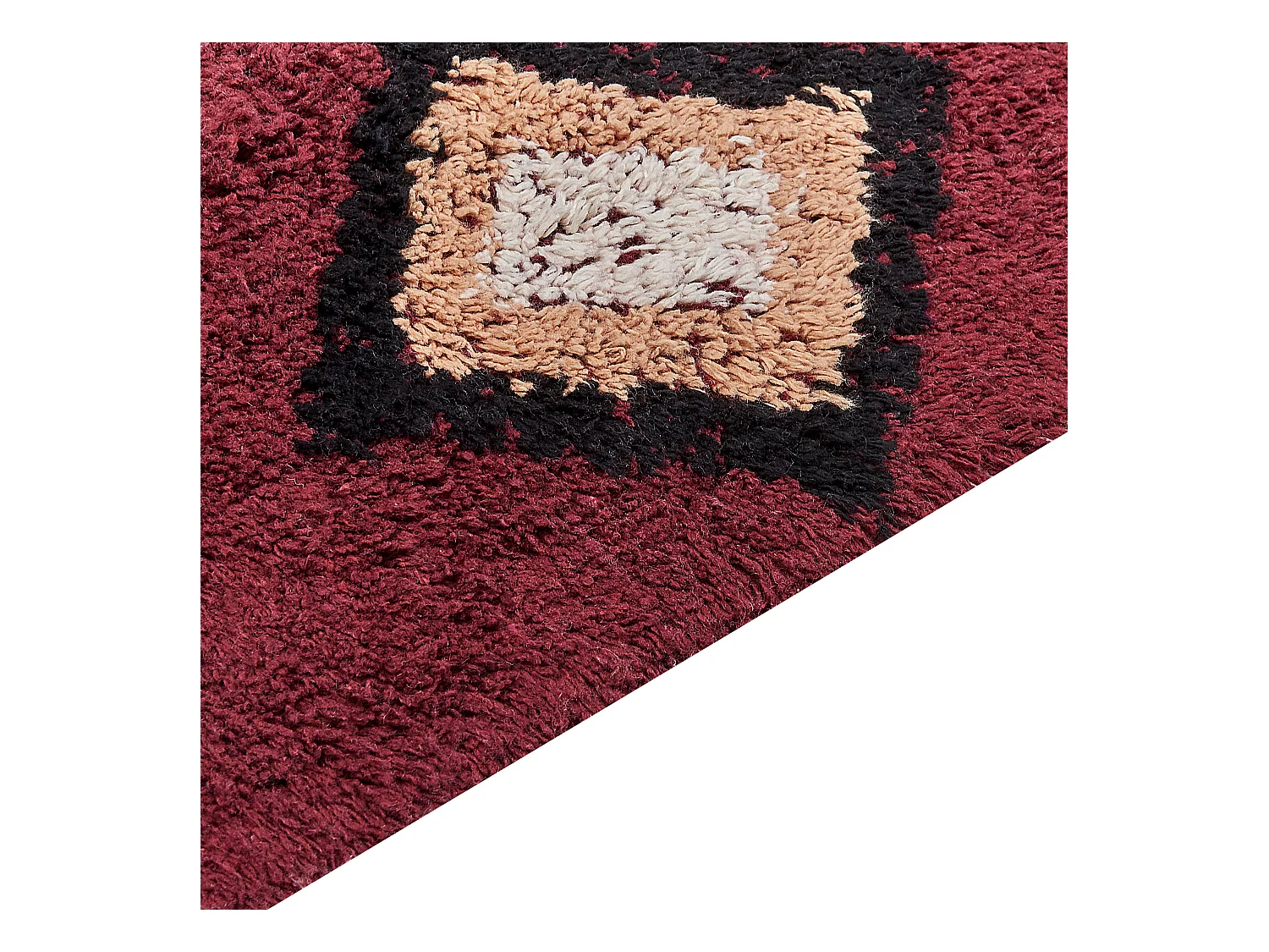 Vloerkleed katoen rood 160 x 230 cm SIIRT