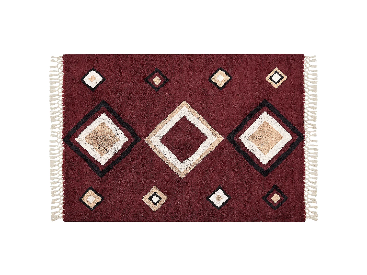 Tapis SIIRT Rouge 160 x 230 cm Coton