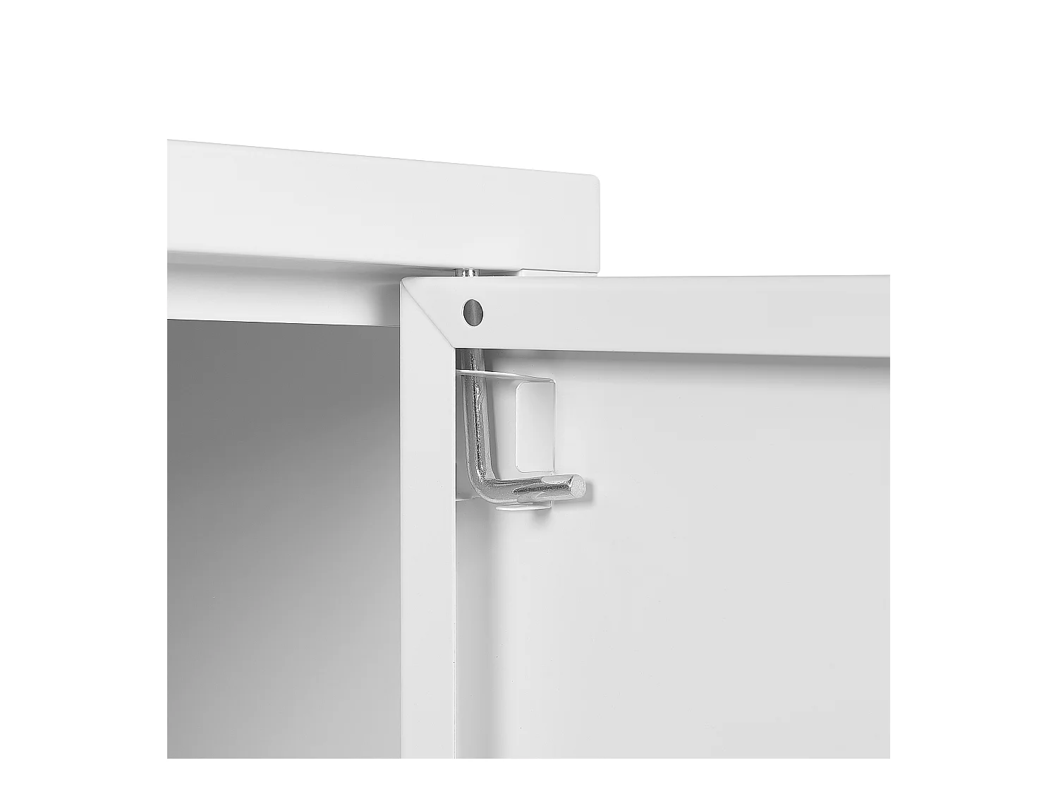 Meuble de rangement URIA Métal Blanc