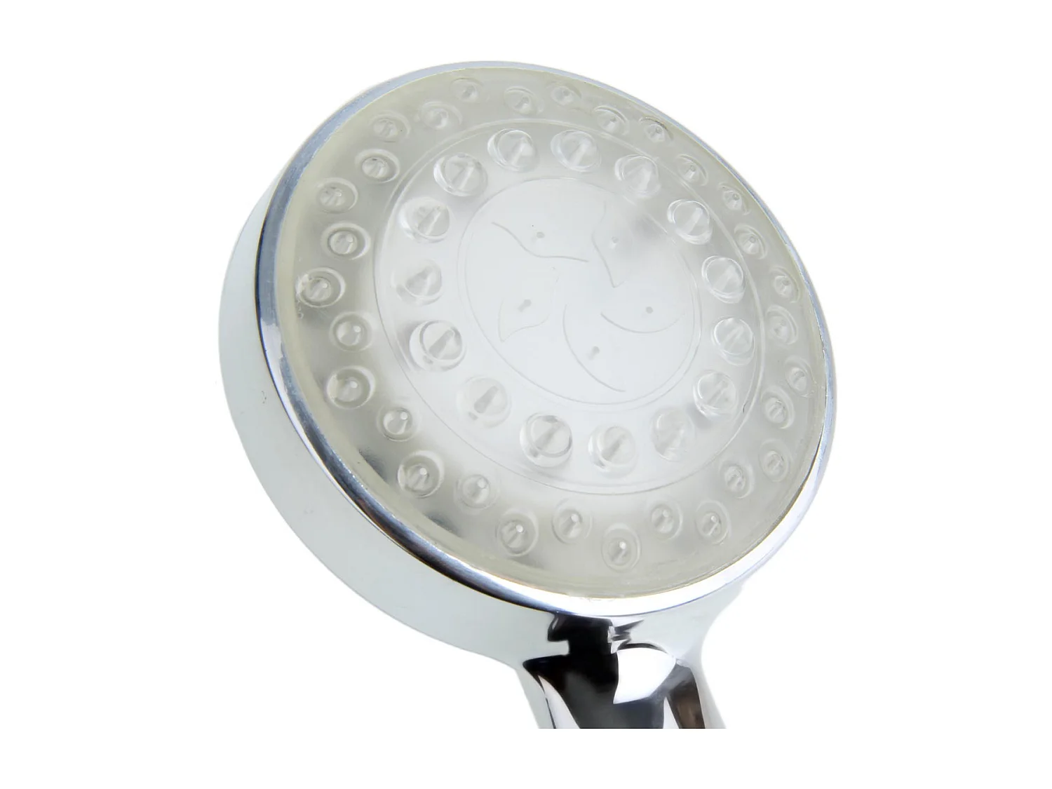 Douchekop RAINBOW Met LED-verlichting Zilver