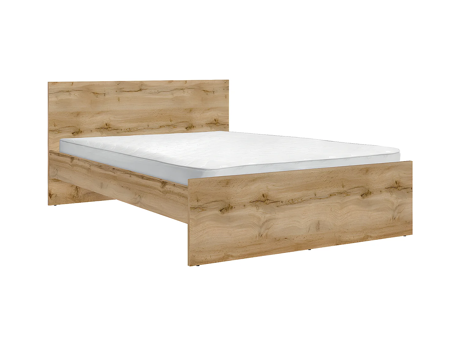 Cama de casal Selma madeira 160x200