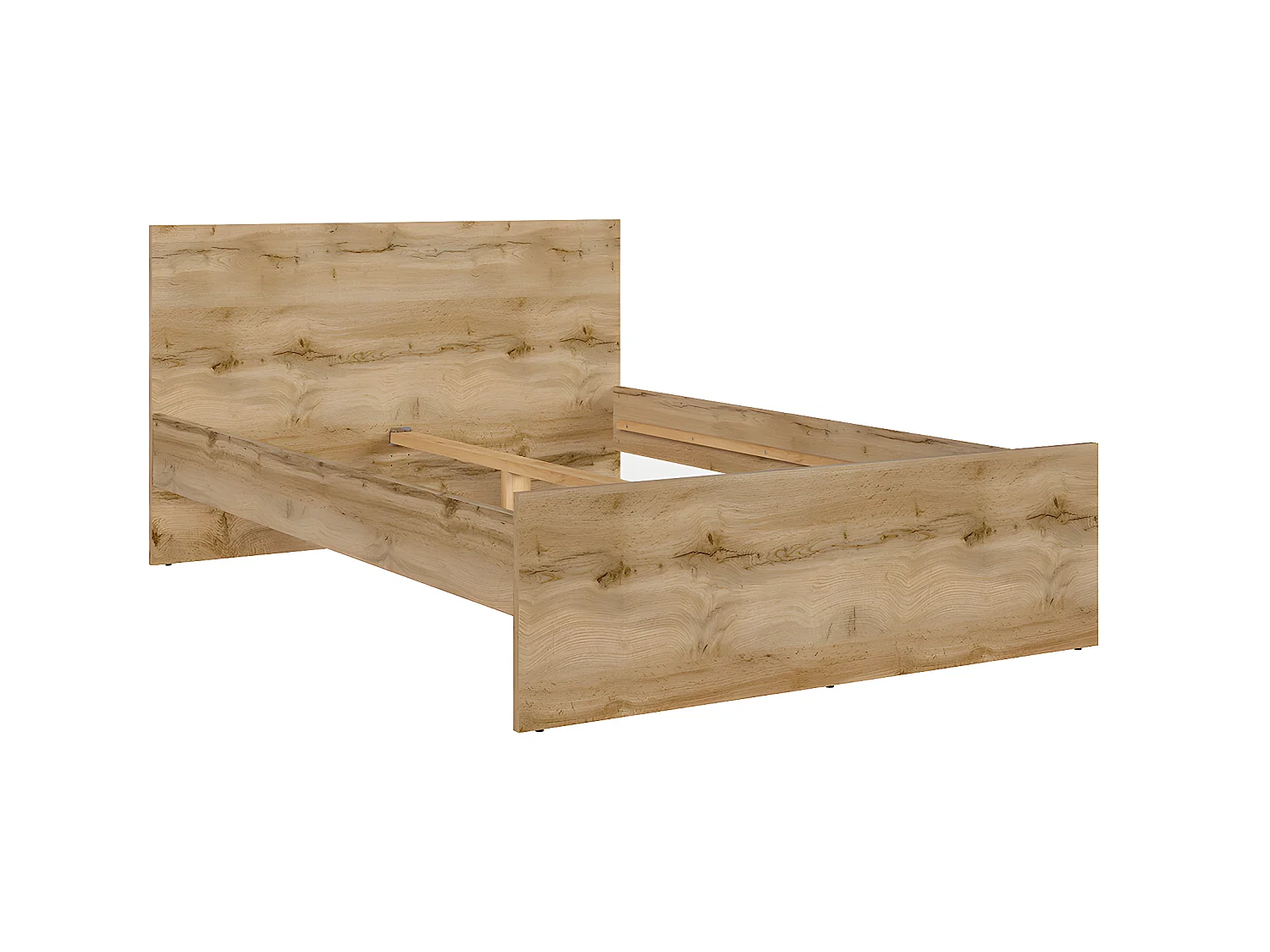 Letto matrimoniale Selma marrone 140x200cm