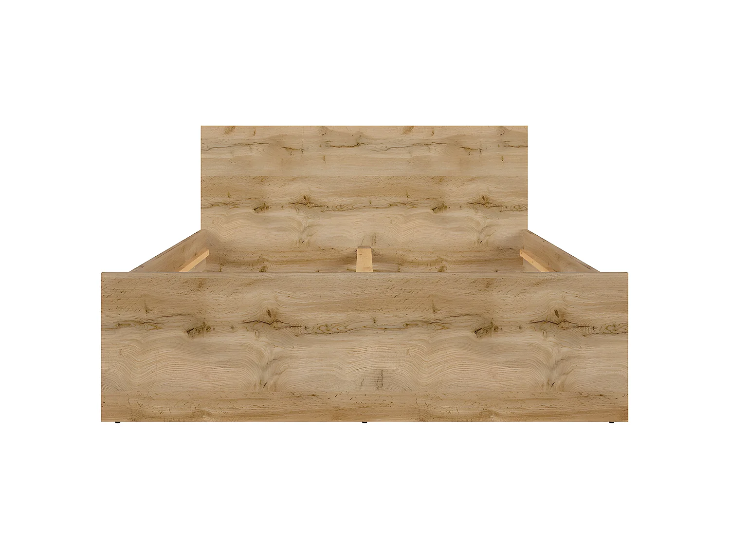 Letto matrimoniale Selma marrone 140x200cm