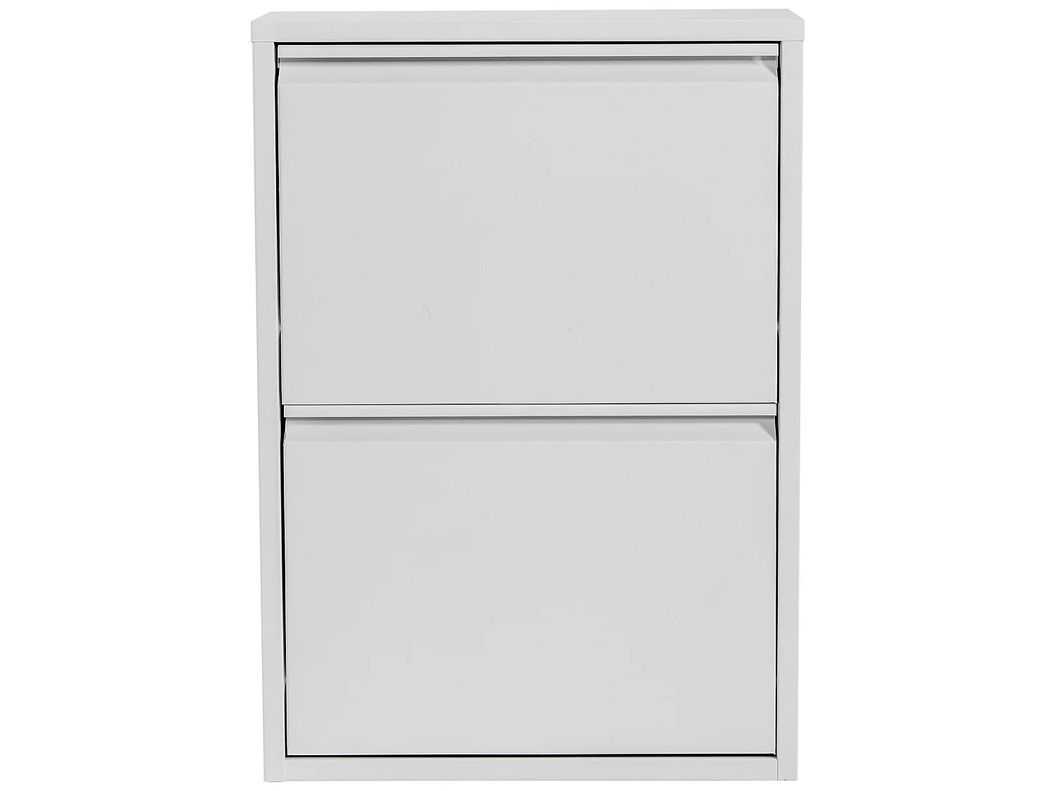 Meuble à chaussures Sokndal à 2 tiroirs inclinables blanc [en.casa]