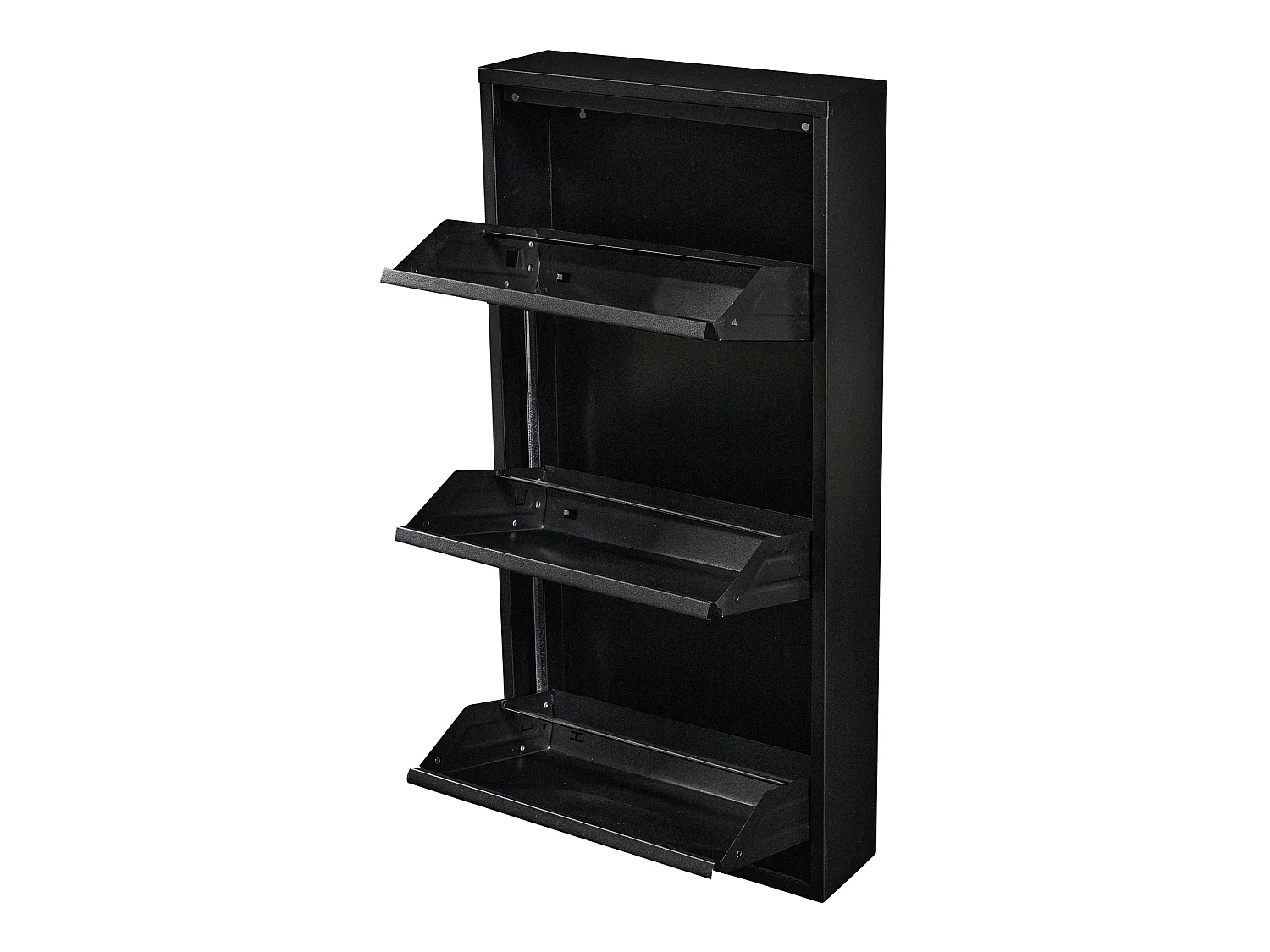 Meuble à chaussures Sokndal à 3 tiroirs inclinables noir [en.casa]