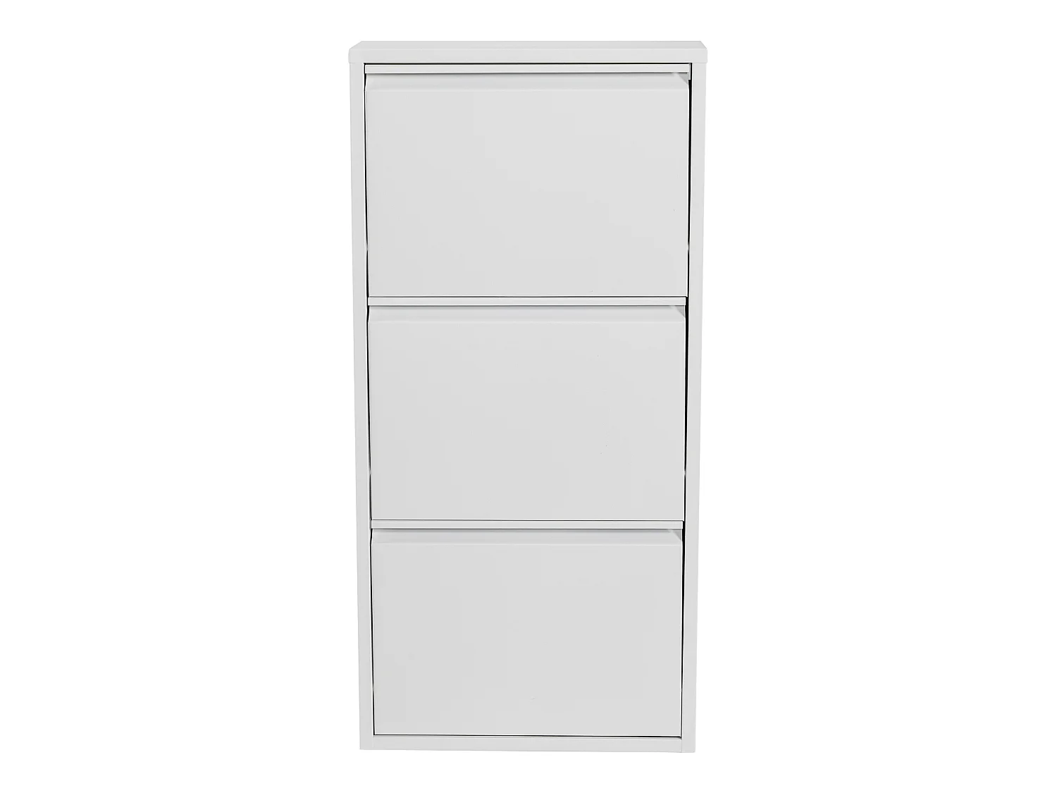 Meuble à chaussures Sokndal à 3 tiroirs inclinables blanc[en.casa]