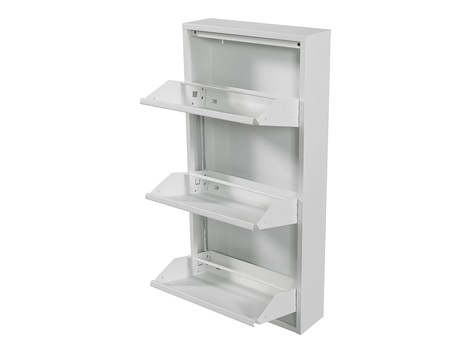 Meuble à chaussures Sokndal à 3 tiroirs inclinables blanc[en.casa]