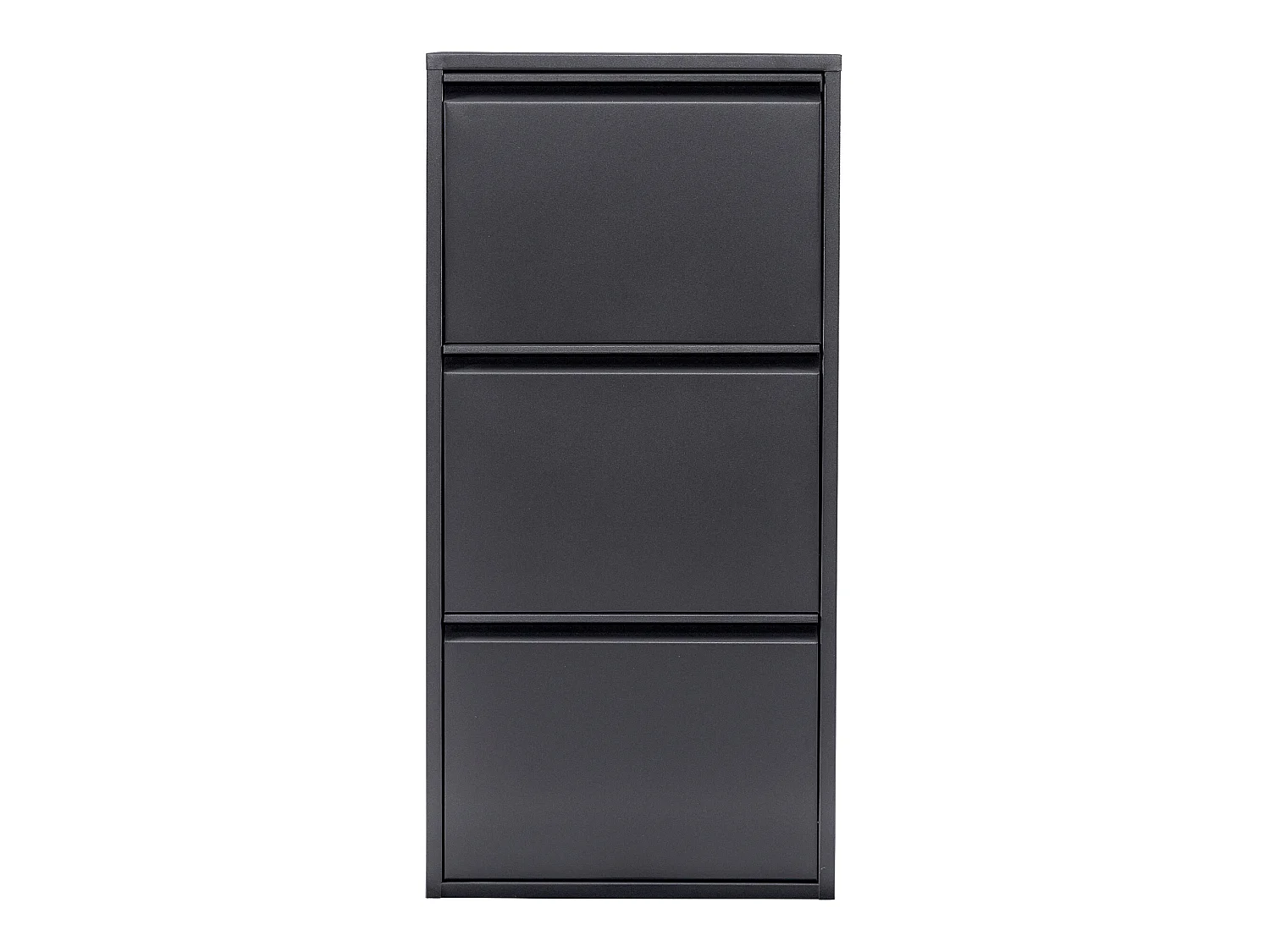 Meuble à chaussures Sokndal à 3 tiroirs inclinables gris [en.casa]