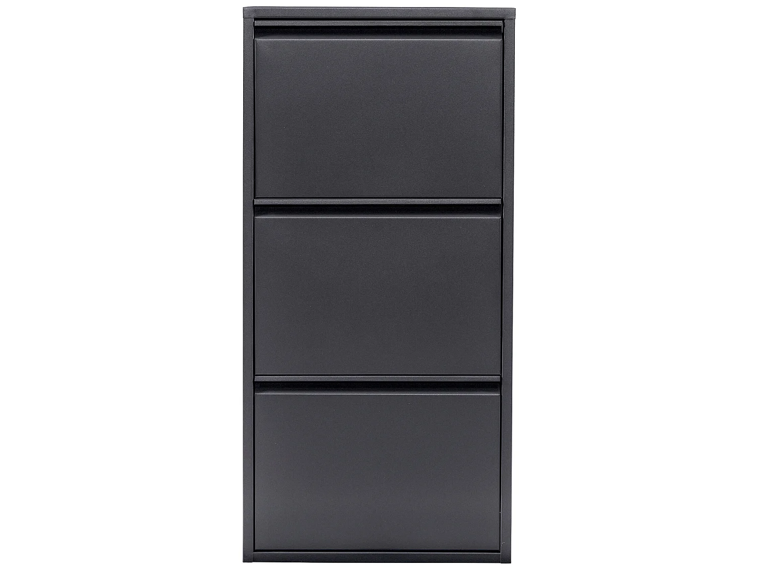 Meuble à chaussures Sokndal à 3 tiroirs inclinables gris [en.casa]