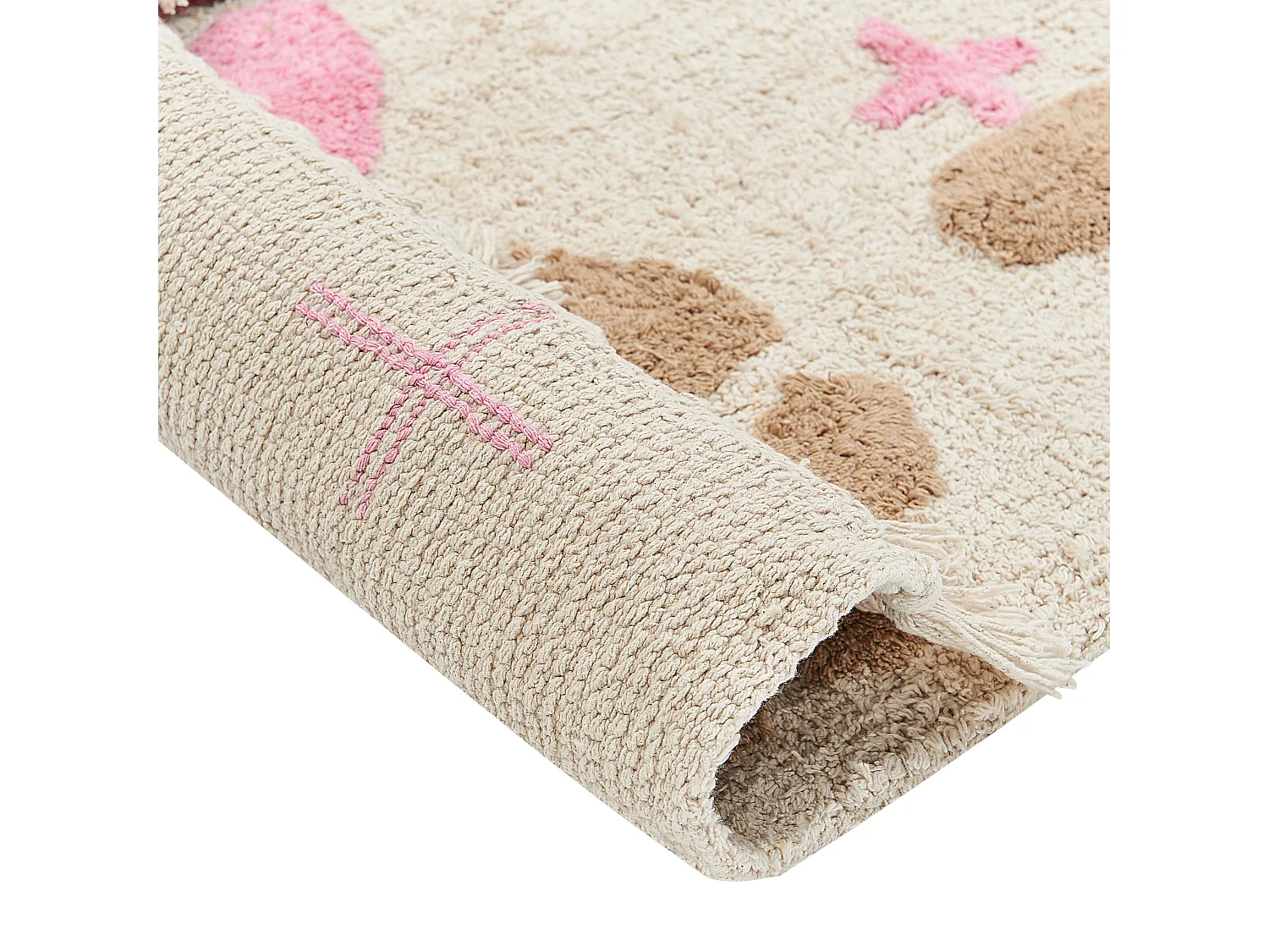 Tapis en coton multicolore 160 x 230 cm DARAN