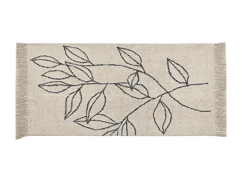 Tapis SAZLI Beige 80 x 150 cm Coton