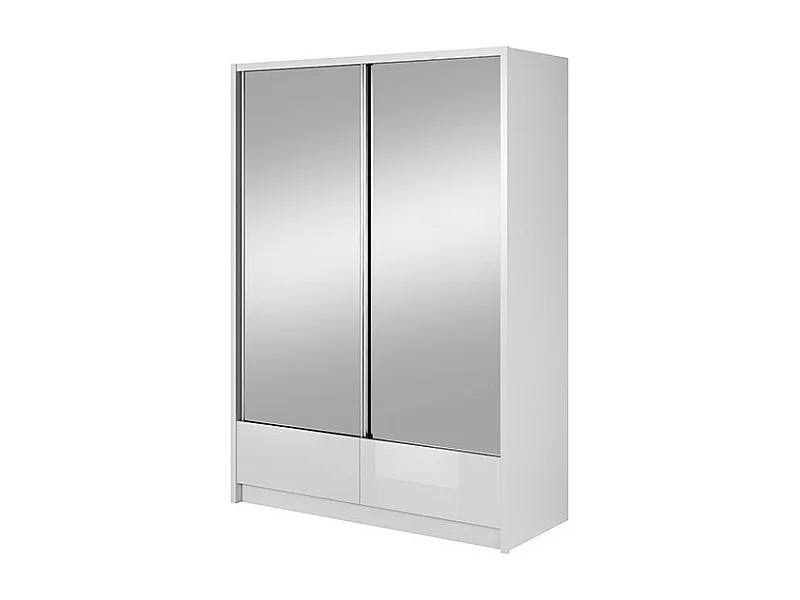 Armoire ARIA II en plusieurs couleurs 154 x 214 x 62 cm - Couleur: Chêne-Blanc