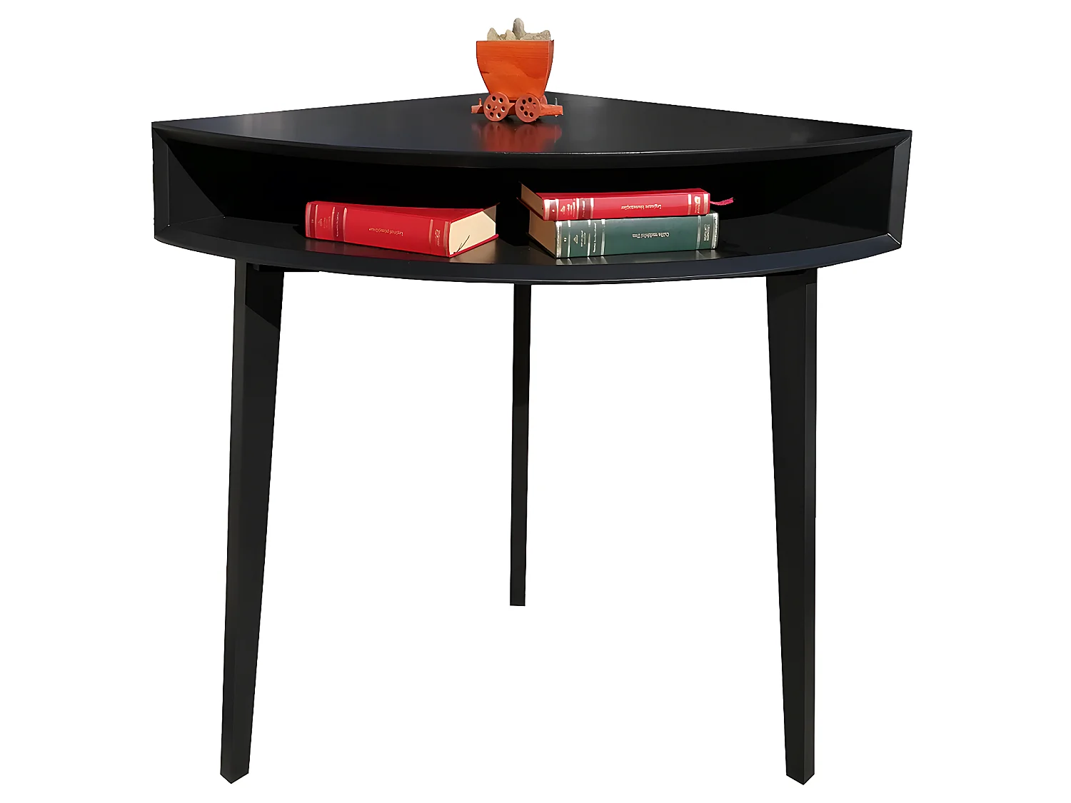 Nostalgie hoekconsole - Zwart