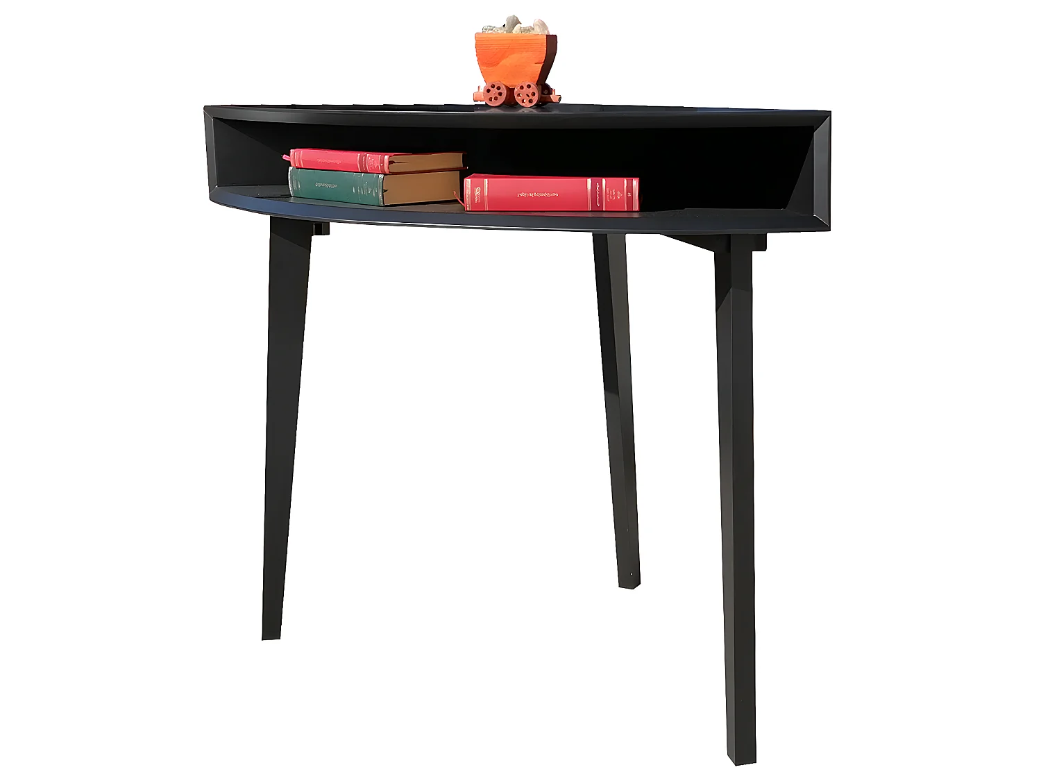 Nostalgie hoekconsole - Zwart