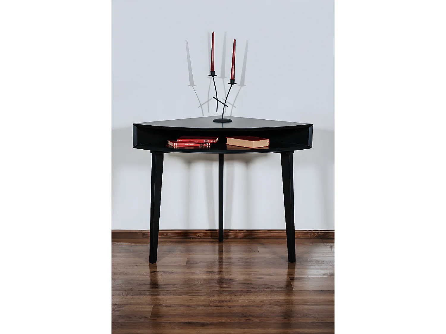 Nostalgie hoekconsole - Zwart