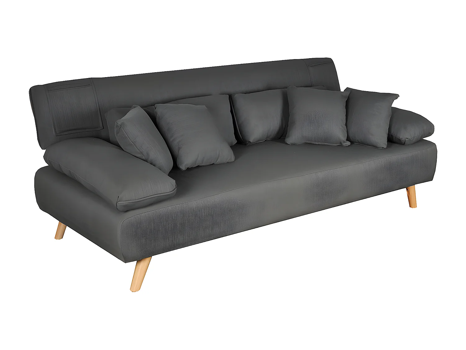 Canapé convertible TROMSO / Gris chiné