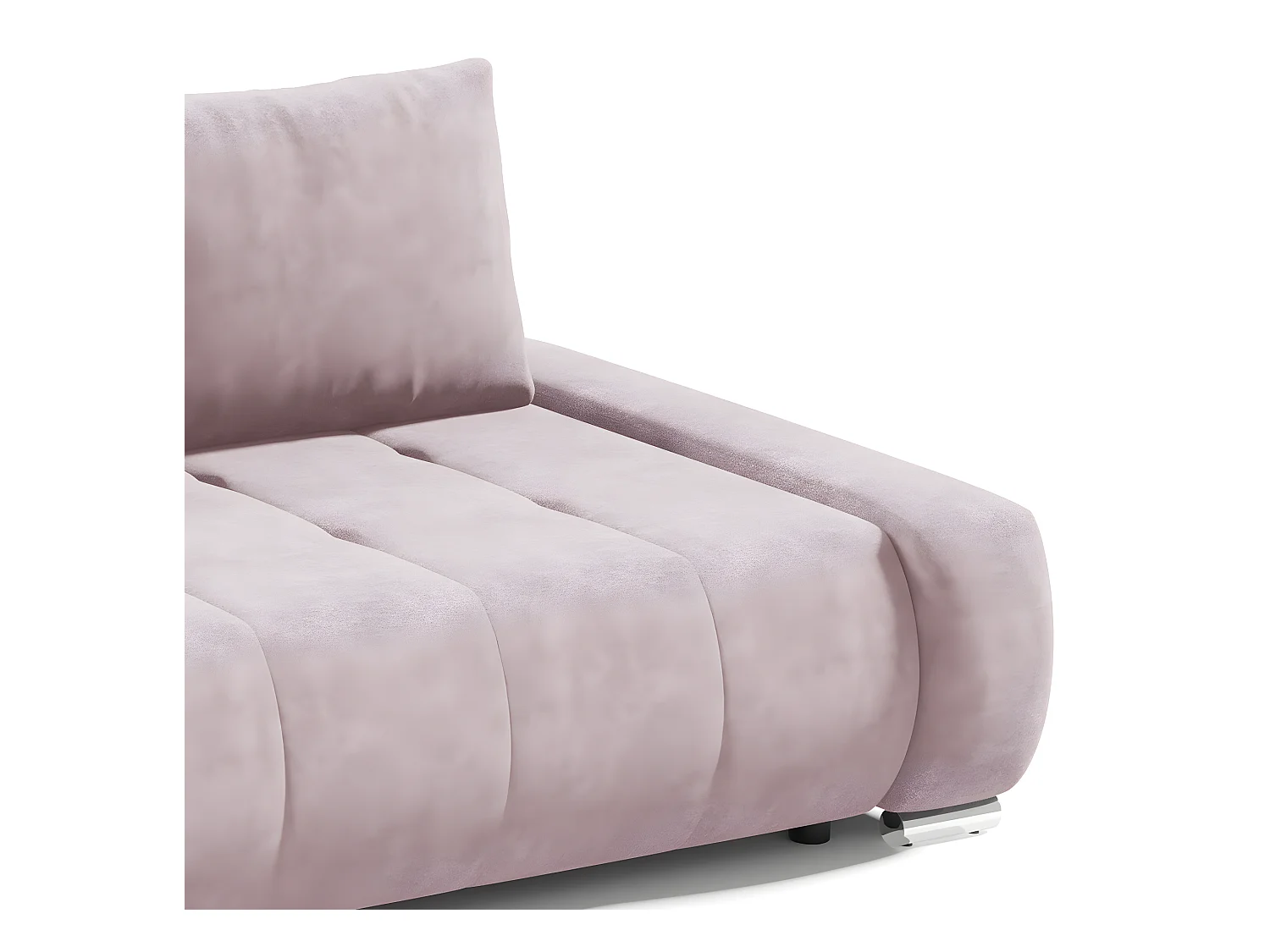 Canapé convertible 3 places avec coffre Jonas Parme