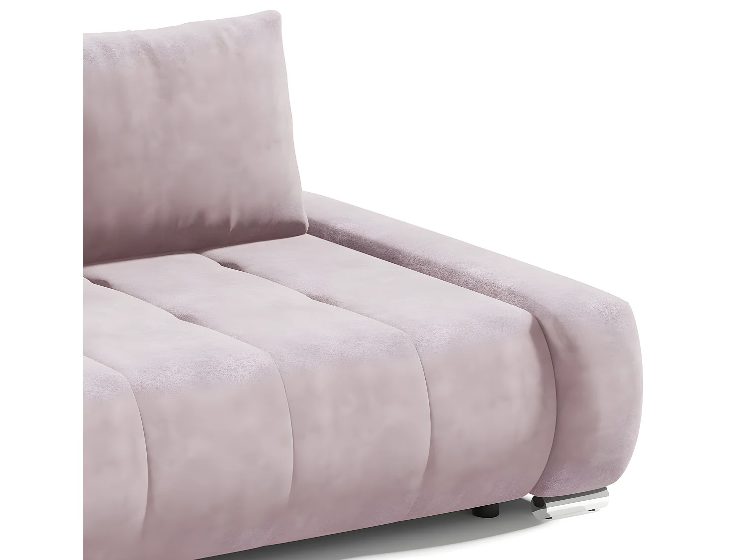 Canapé convertible 3 places avec coffre Jonas Parme