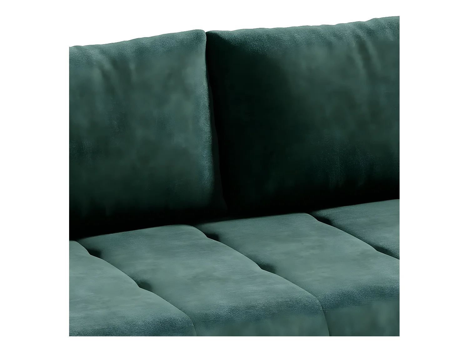 Canapé convertible 3 places avec coffre Jonas Vert foncé