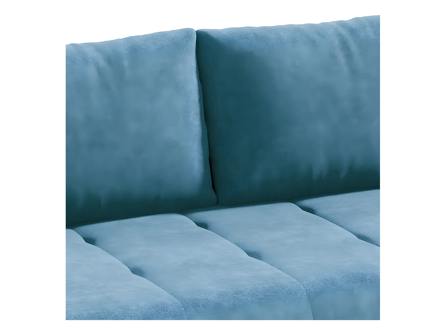 Canapé convertible 3 places avec coffre Jonas Bleu