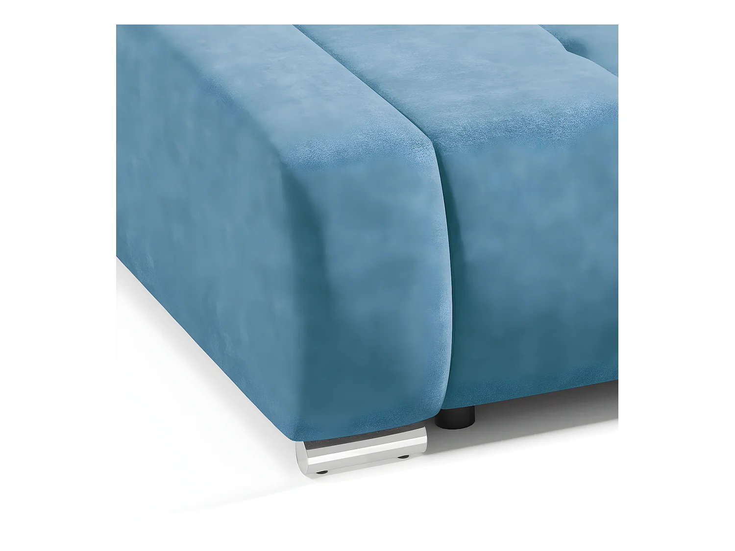 Canapé convertible 3 places avec coffre Jonas Bleu