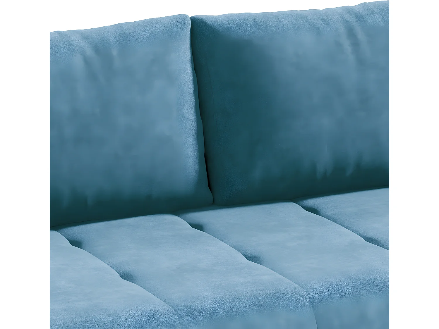 Canapé convertible 3 places avec coffre Jonas Bleu