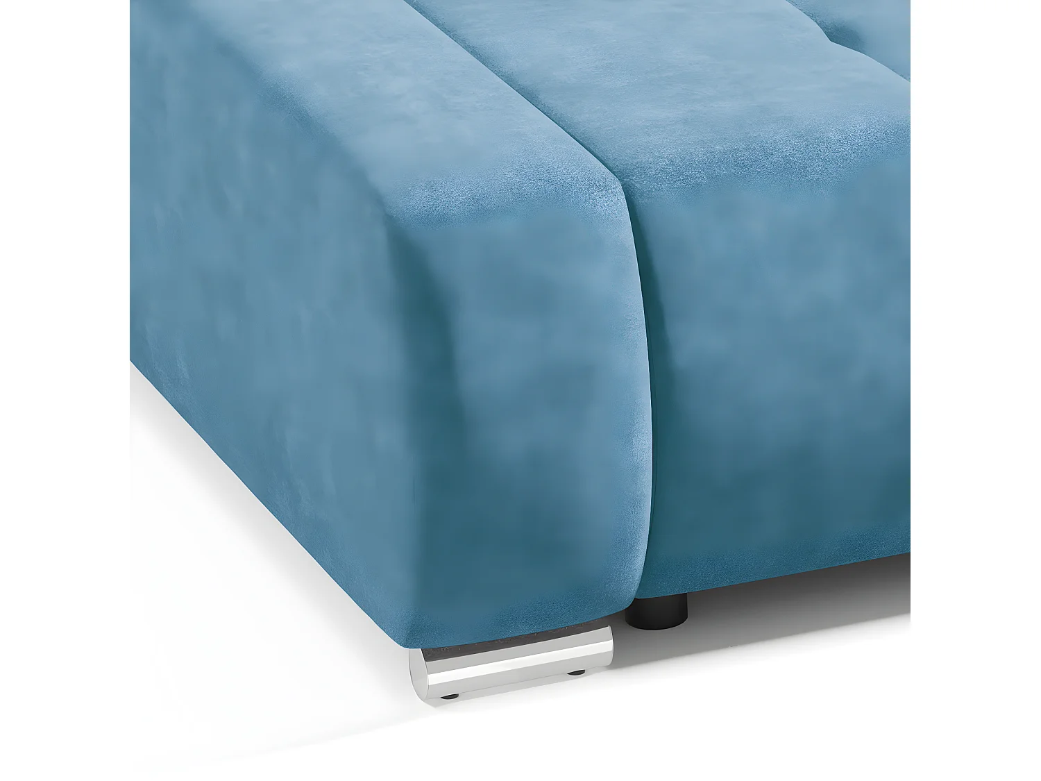 Canapé convertible 3 places avec coffre Jonas Bleu