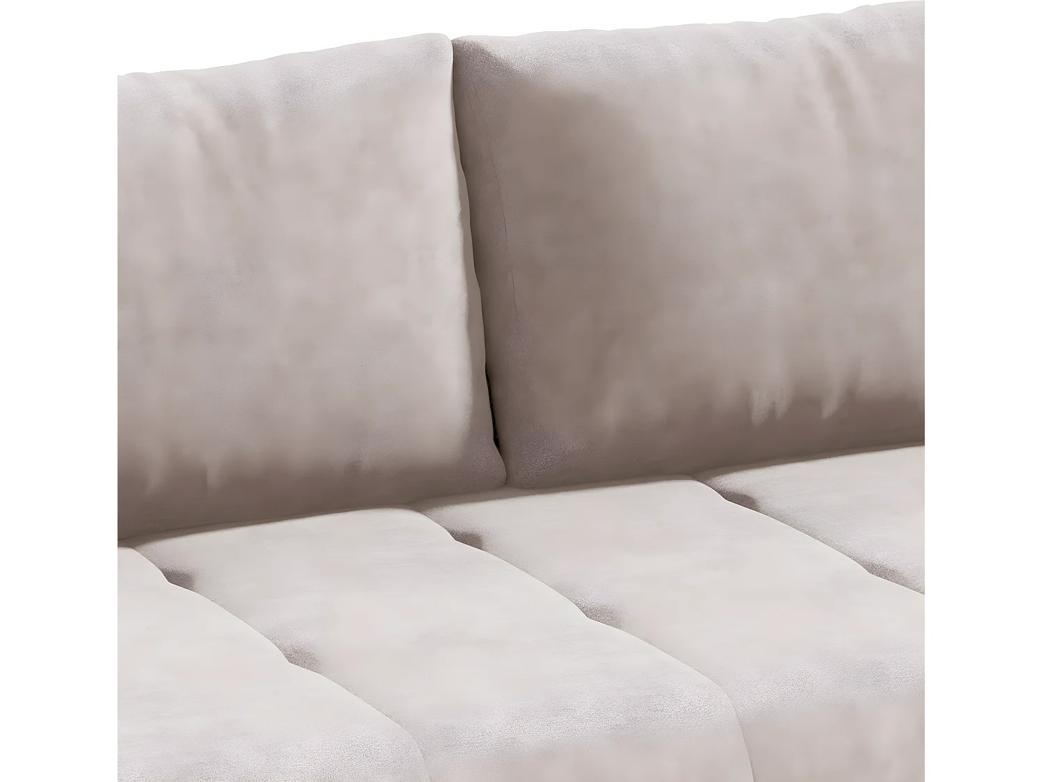 Canapé convertible 3 places avec coffre Jonas Crème