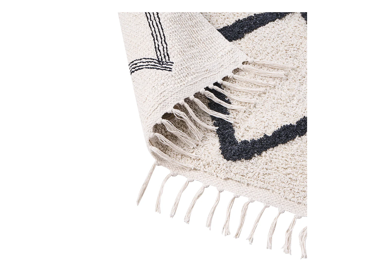 Tapis ELDES Beige 160 x 230 cm Coton