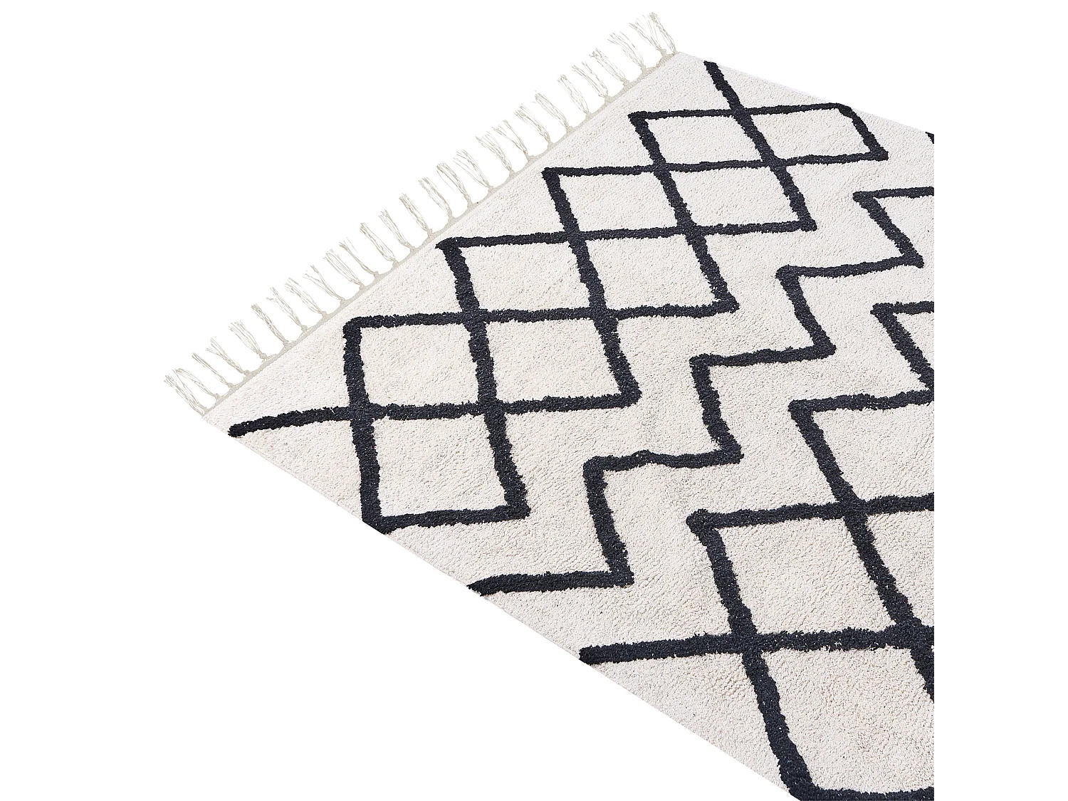 Tapis ELDES Beige 160 x 230 cm Coton