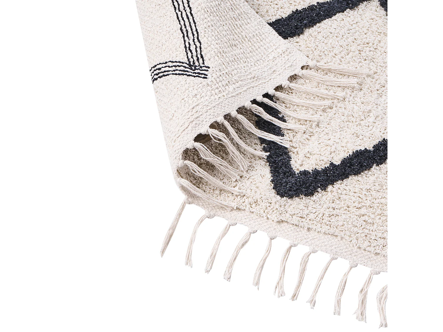 Tapis ELDES Beige 160 x 230 cm Coton