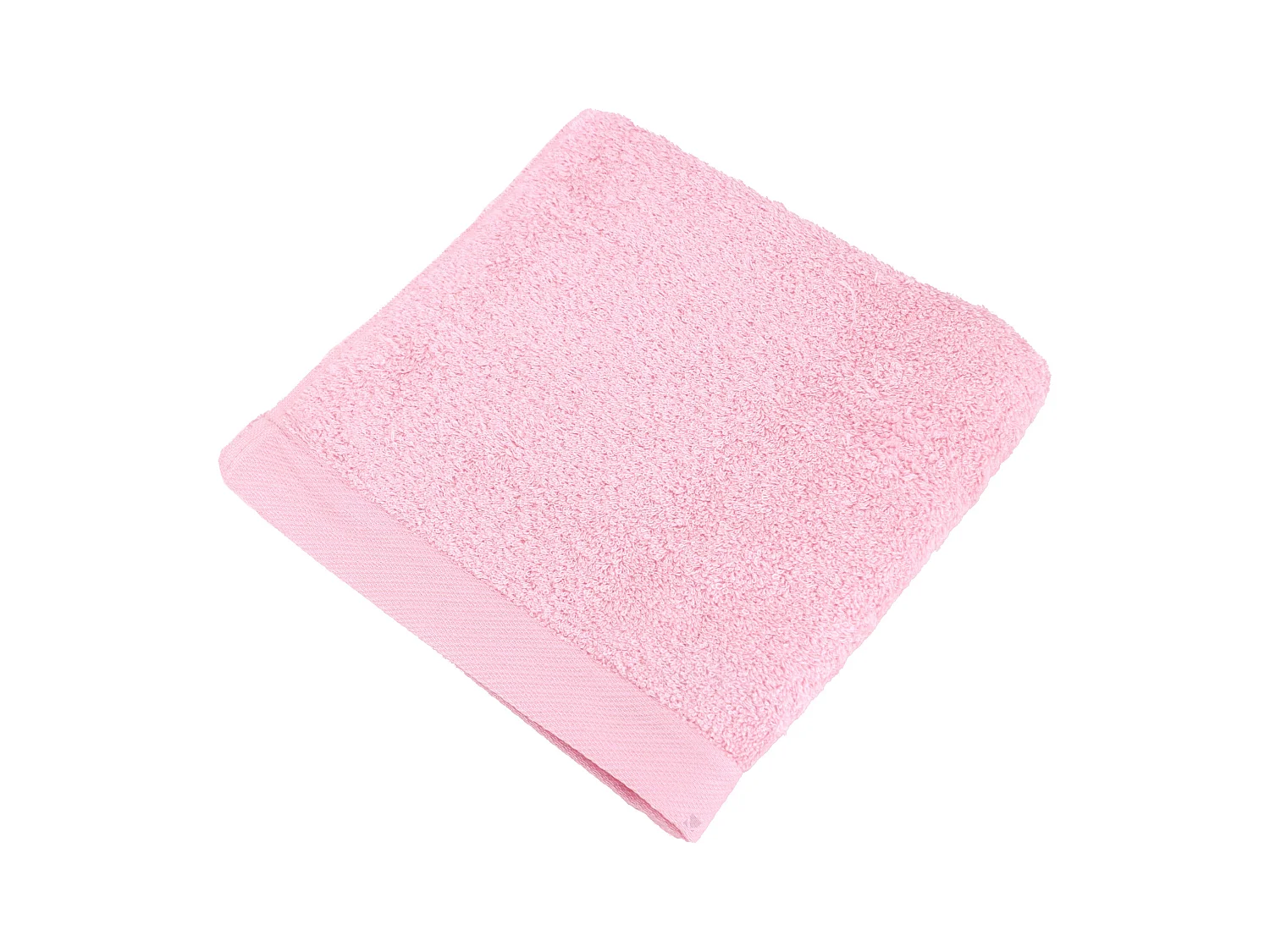 Serviette de toilette 50x100 cm coton peigné ALBA rose bonbon