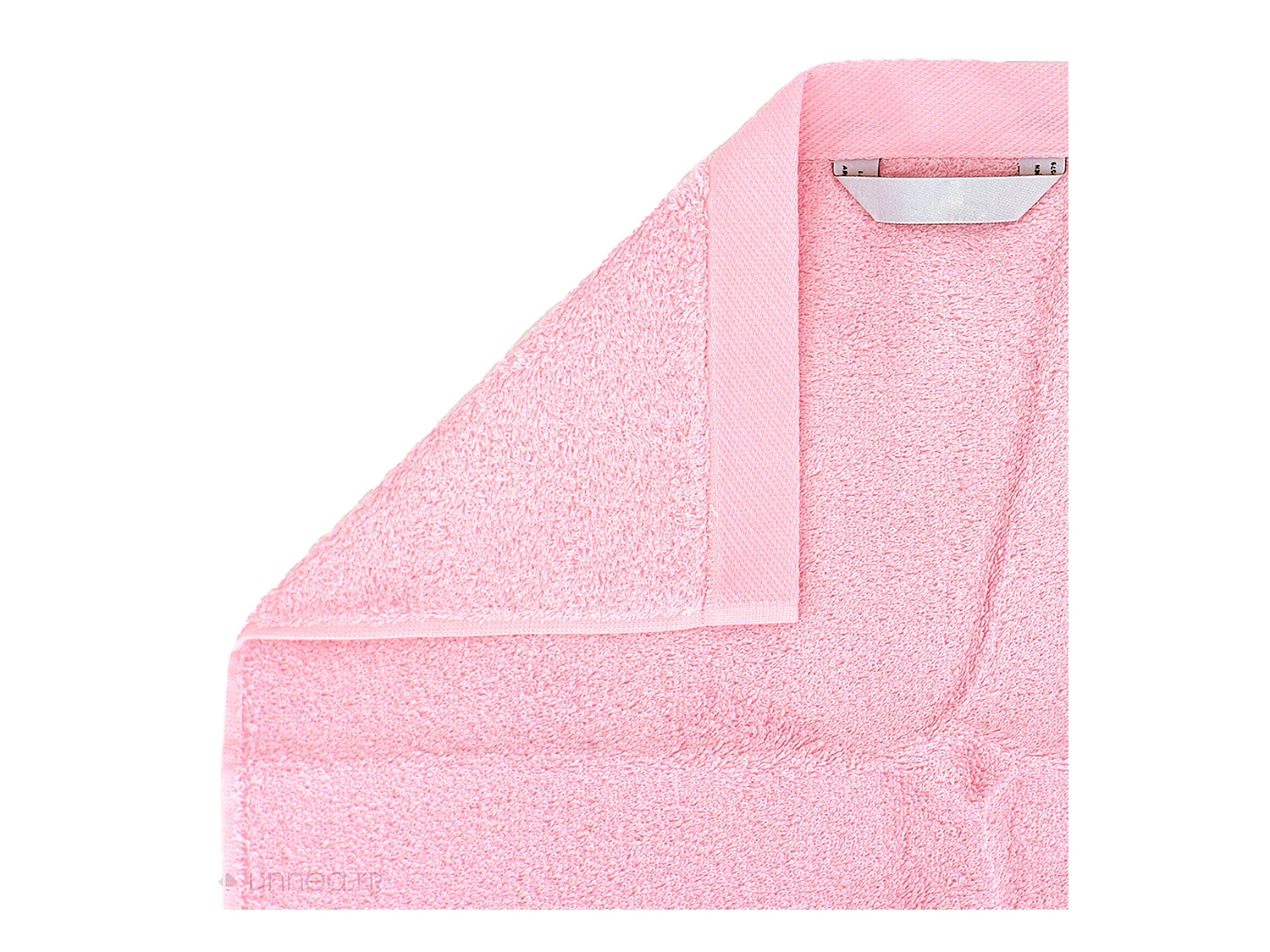 Serviette de toilette 50x100 cm coton peigné ALBA rose bonbon