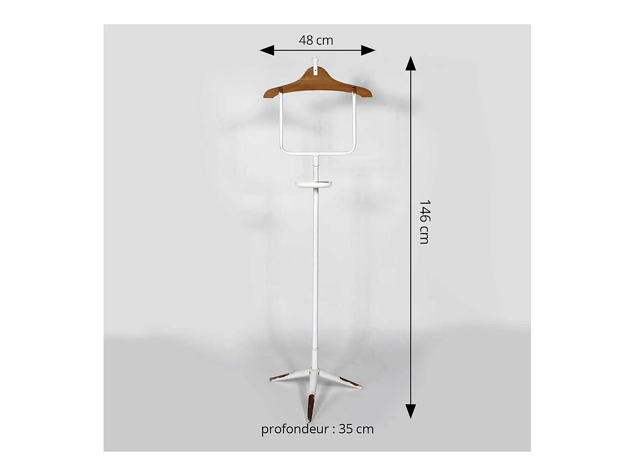 Porte vêtement style industriel