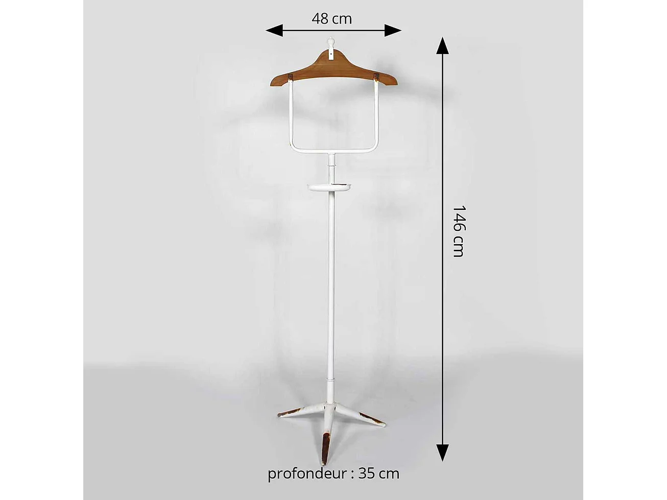 Porte vêtement style industriel