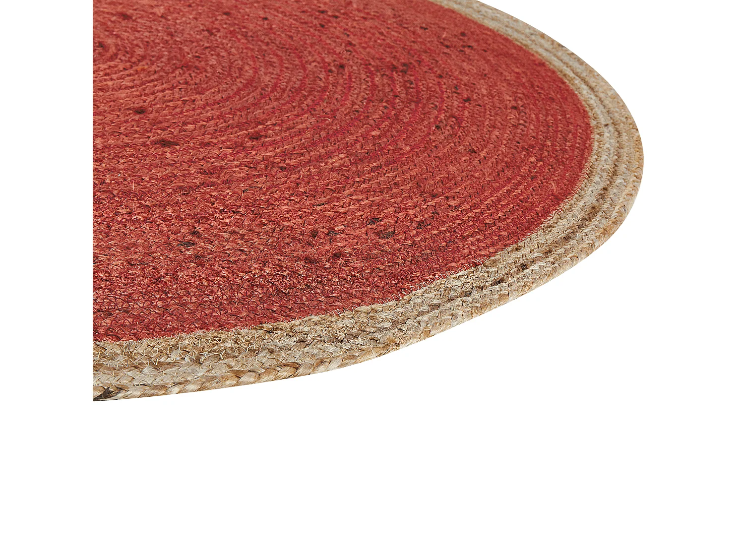 Tapis MENEMEN Corail ø 120 cm Jute