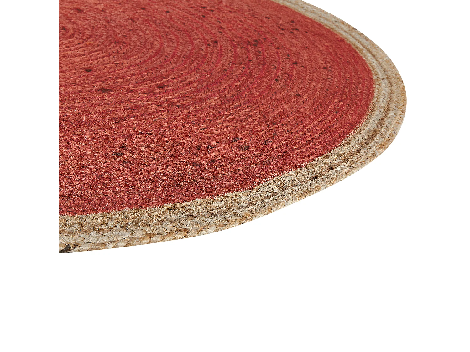Tapis MENEMEN Corail ø 120 cm Jute