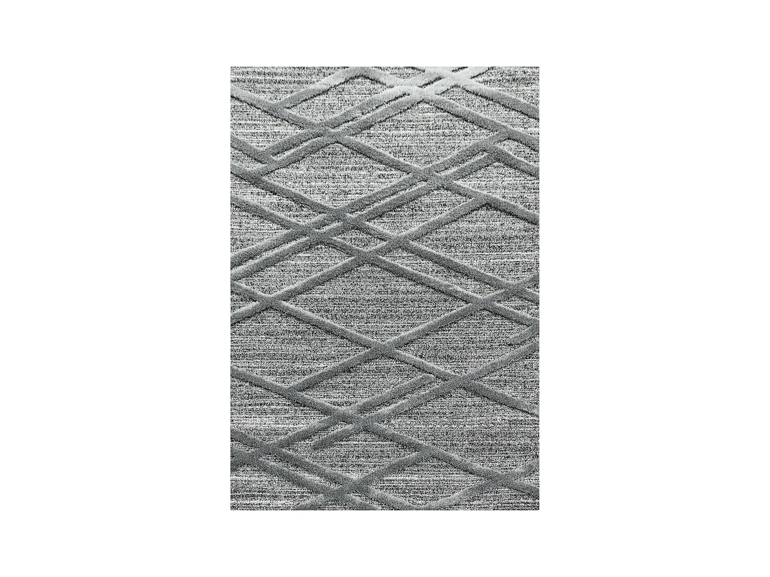 ASIMA - Tapis Berbère à relief - Gris 200 x 290 cm