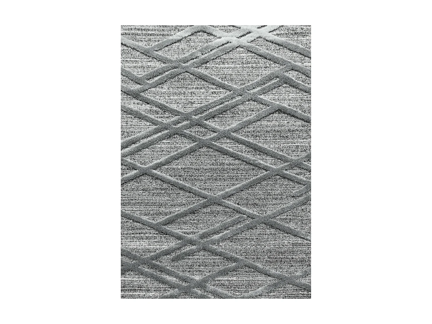 ASIMA - Tapis Berbère à relief - Gris 200 x 290 cm