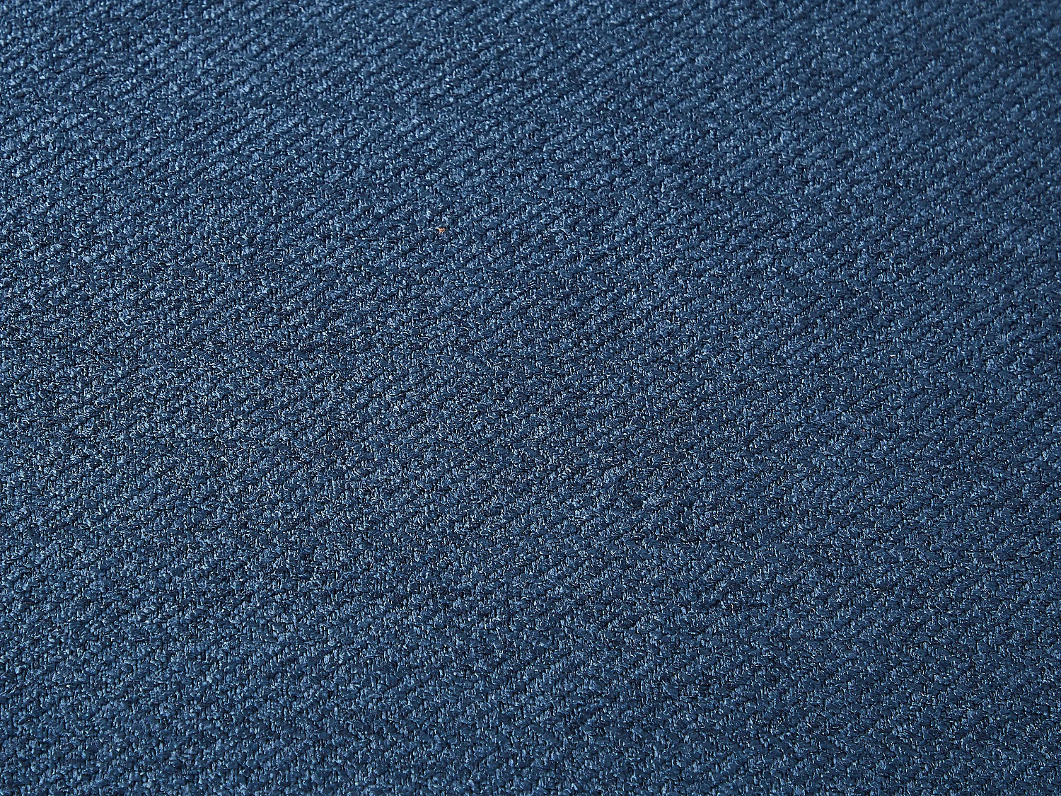 Fauteuil pivotant arrondi en tissu bleu LACARA II