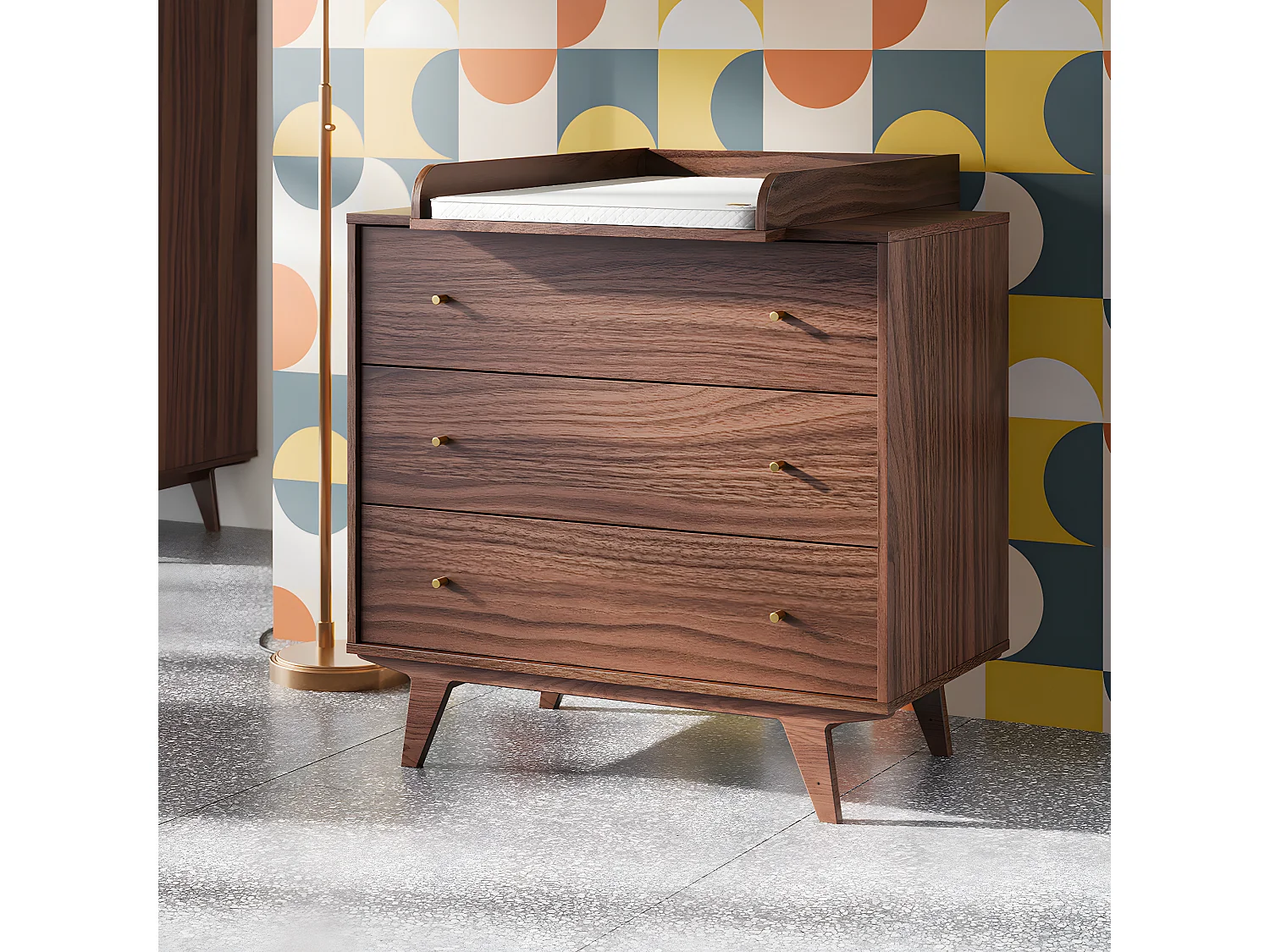 Plan à langer Mid - Bois