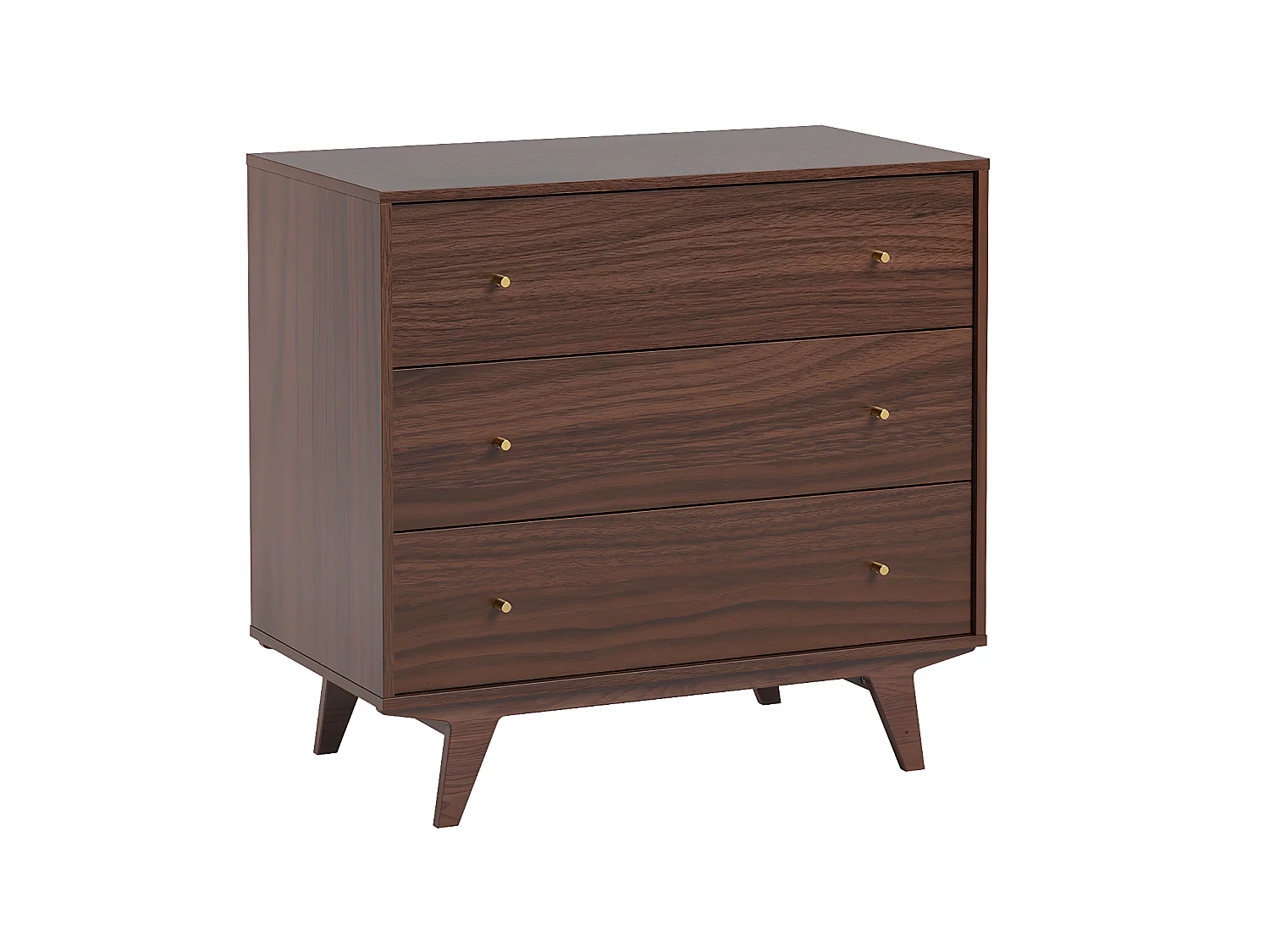 Commode 3 tiroirs Mid - Bois