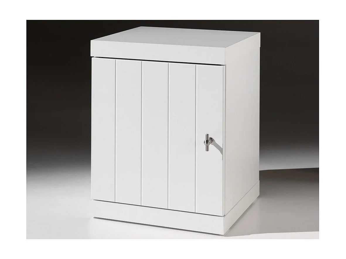 Table de Chevet Enfant "Robin" 55cm Blanc